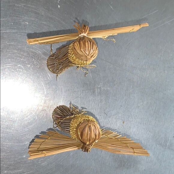 Vintage straw Christmas angels - Picture 5 of 7